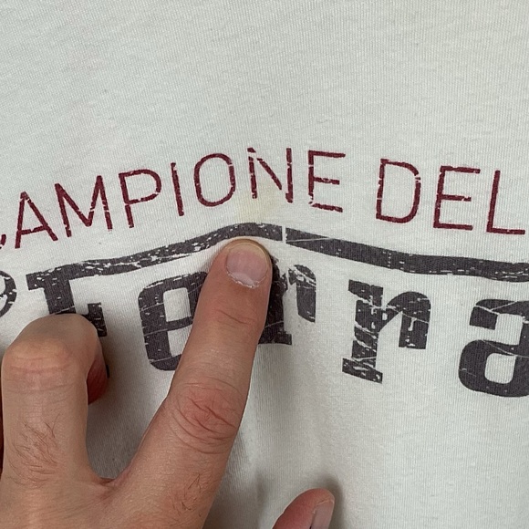 Puma Ferrari Men’s White T-Shirt Campione Del Mondo, Size L (Pre-Owned) - Picture 11 of 14
